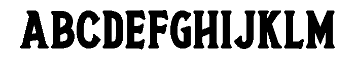 Berlingsdemo Font UPPERCASE