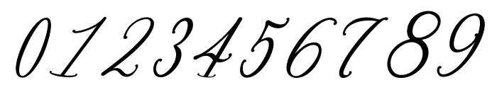 Bernadine Script Italic Font OTHER CHARS