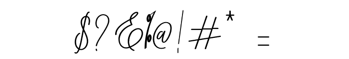 Bernadine Script Font OTHER CHARS