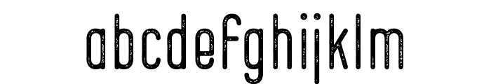 Bernound Rough Font LOWERCASE