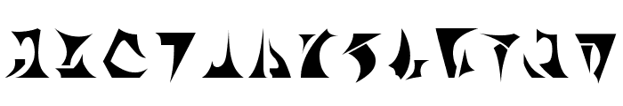 BernyKlingon Font LOWERCASE