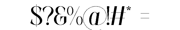 Berosh Font OTHER CHARS