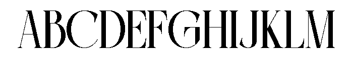 Berosh Font UPPERCASE