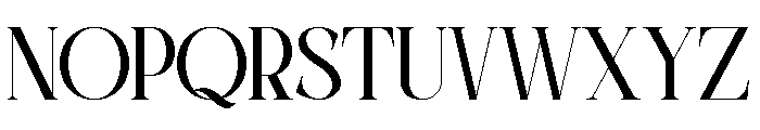 Berosh Font UPPERCASE