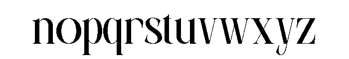 Berosh Font LOWERCASE