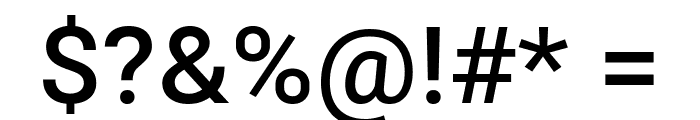 Bert Sans SemiBold Font OTHER CHARS