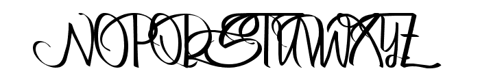 Bertha Regular Font UPPERCASE
