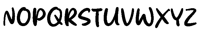 Bertha Smile Font UPPERCASE
