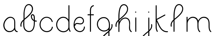 Bertica Regular Font LOWERCASE