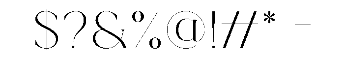 Berysa Font OTHER CHARS