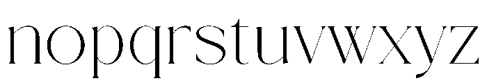Berysa Font LOWERCASE