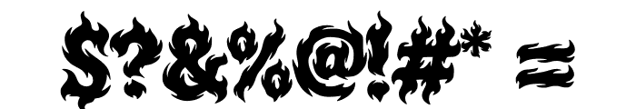 Beside Horizon Regular Font OTHER CHARS