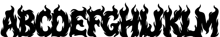 Beside Horizon Regular Font UPPERCASE
