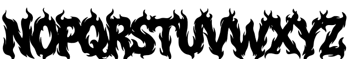 Beside Horizon Regular Font UPPERCASE
