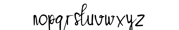 Bessie Demo Font LOWERCASE