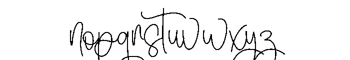 Best Birthday Font LOWERCASE