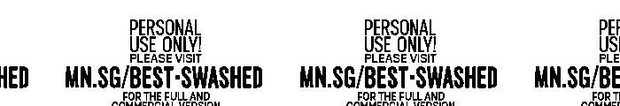 Best Swashed PERSONAL USE Regular Font OTHER CHARS