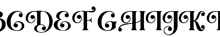 Best Swashed PERSONAL USE Regular Font UPPERCASE