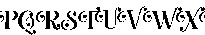 Best Swashed PERSONAL USE Regular Font UPPERCASE