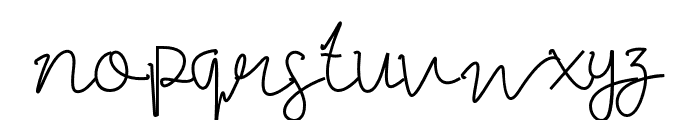 BestSignatureFont Font LOWERCASE