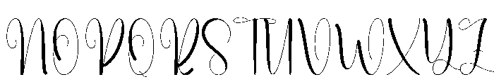 Bestieday Font UPPERCASE