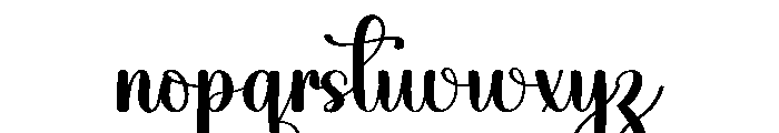 Bestielove Font LOWERCASE