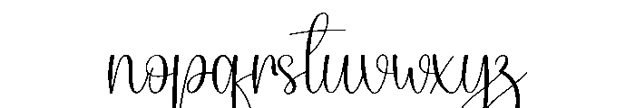 Bestival Font LOWERCASE