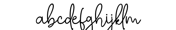 Bethany Signature Font LOWERCASE