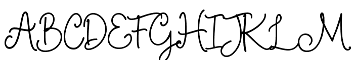 BethanySignature Font UPPERCASE