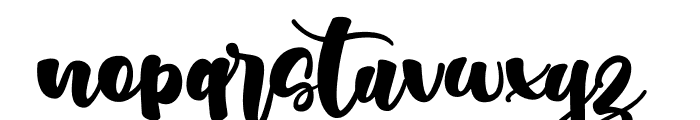 Betharia Font LOWERCASE