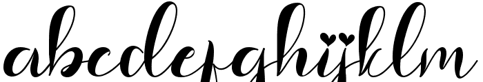 Bethlove - Personal Use Font LOWERCASE