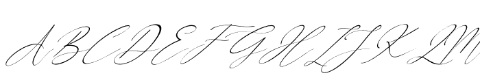 Better Diamond Italic Font UPPERCASE