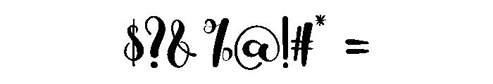 Better More Font OTHER CHARS