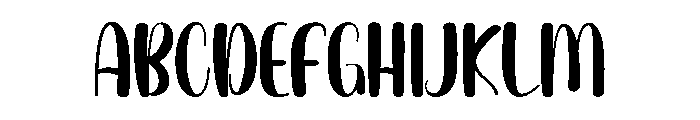 Better More Font UPPERCASE