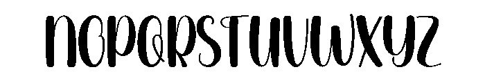Better More Font UPPERCASE