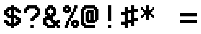 Better VCR-JP Font OTHER CHARS