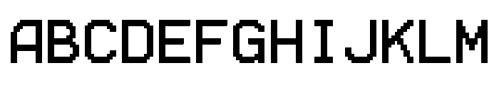 Better VCR-JP Font UPPERCASE