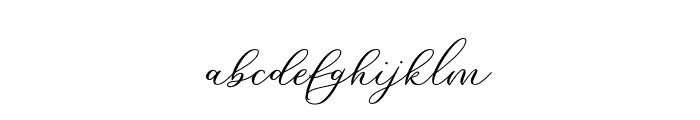 BettyLaudiaScript Font LOWERCASE