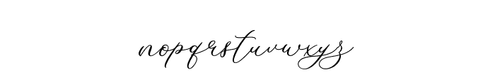 BettyLaudiaScript Font LOWERCASE