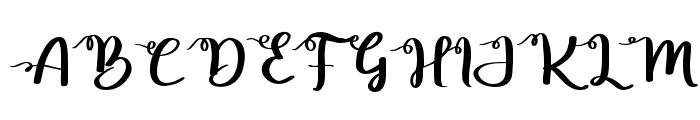 BettyRoseFree-Regular Font UPPERCASE