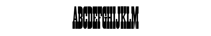 Betwixt Condensed Font UPPERCASE