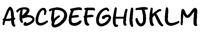 Beuty Rush Font UPPERCASE