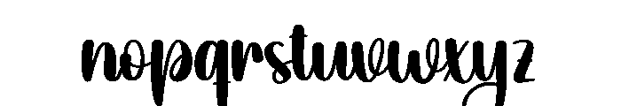Beverage Font LOWERCASE