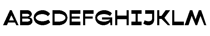 Bezier Sans Bold Font UPPERCASE