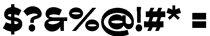 Bezier Sans ExtraBold Font OTHER CHARS