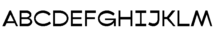 Bezier Sans Regular Font UPPERCASE