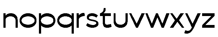 Bezier Sans Regular Font LOWERCASE