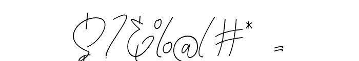berlinsignature Font OTHER CHARS