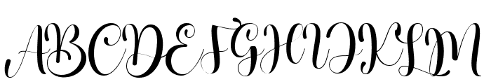 berylover Regular Font UPPERCASE