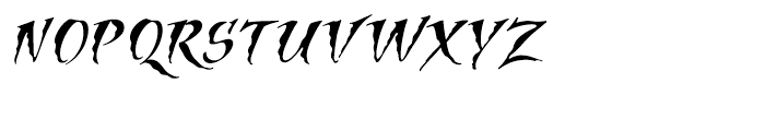 Beanwood Script Regular Font UPPERCASE